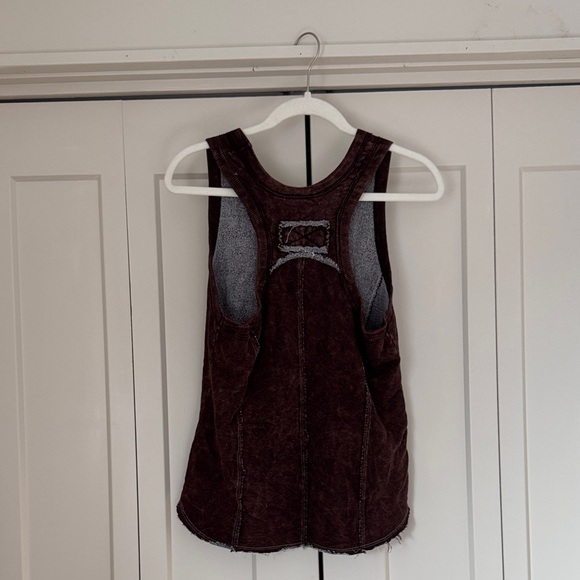 Brown Knit Racerback Tank - Picture 4 of 4